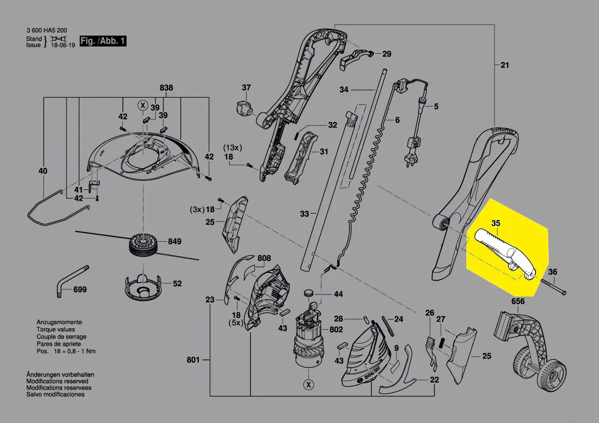 Poignée supplémentaire réf. 2 609 005 974 Bosch